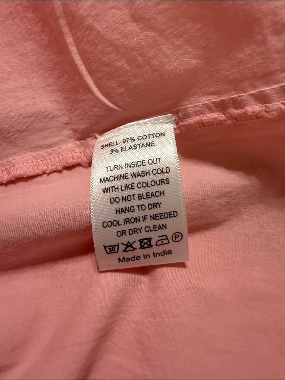 Wallflower Light Pink Split-Neck Peasant Blouse - Picture 6 of 7